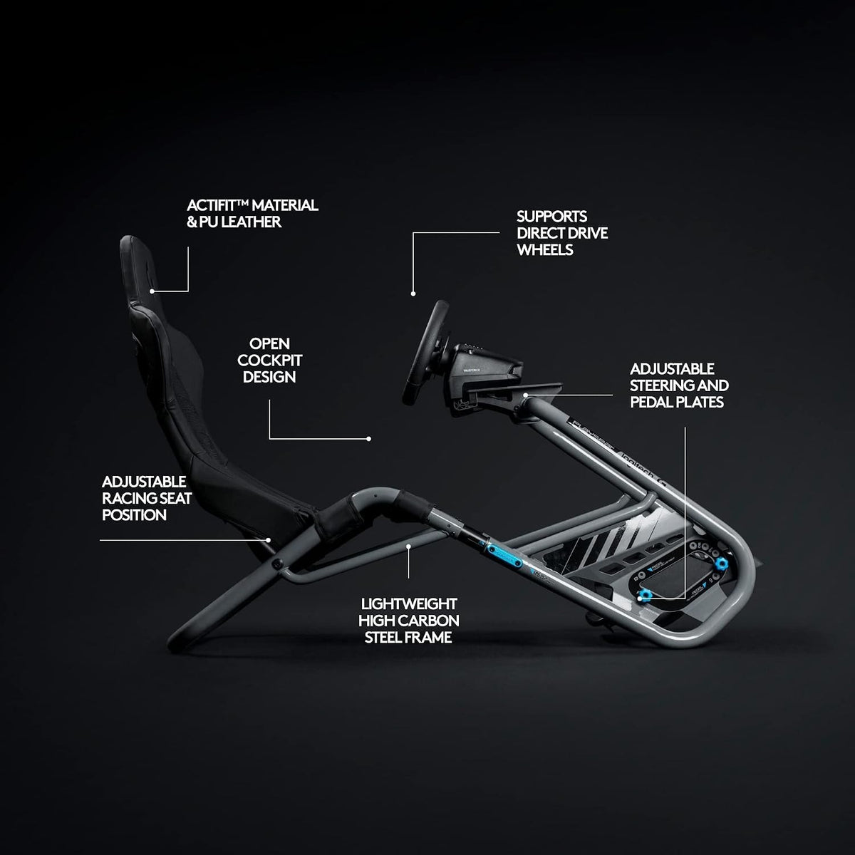 Playseat Trophy - Logitech G Editon | Direct Drive Sim Racing Cockpit G.00320