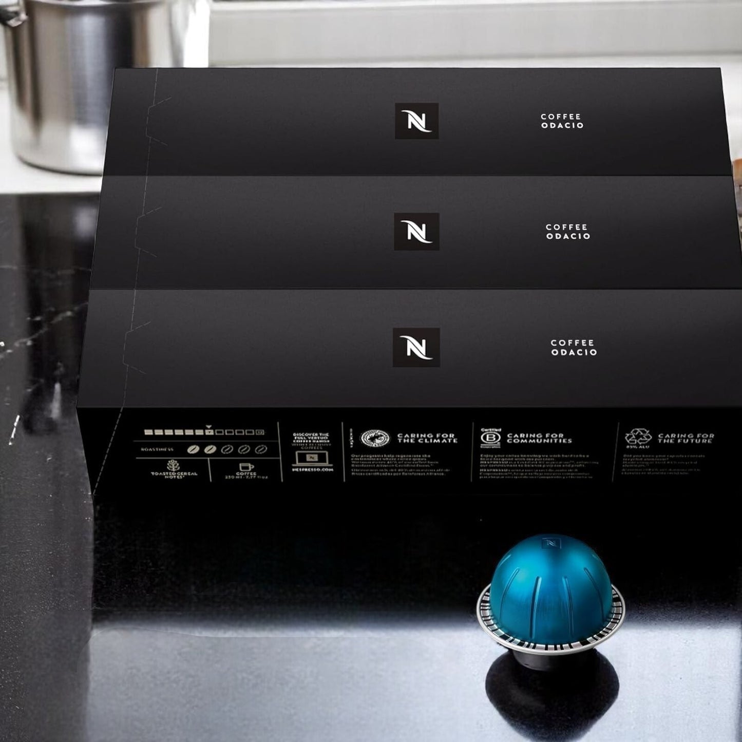 Nespresso Capsules Vertuo, Stormio, Medium Roast Coffee, 30 Count Coffee Pods