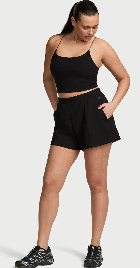Victoria's Secret VSX Featherweight Knit Rib Short Black Size S