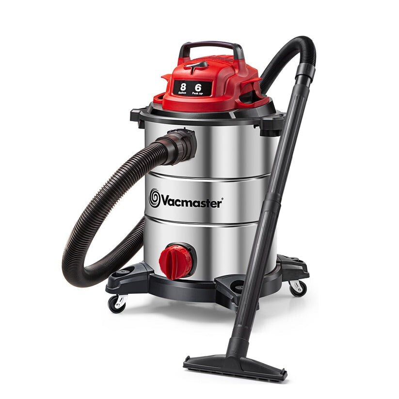 VACMASTER 8-Gallon Stainless Steel Wet/Dry Vacuum (VOC812SF 1101)