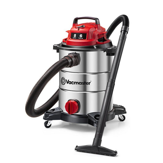 VACMASTER 8-Gallon Stainless Steel Wet/Dry Vacuum (VOC812SF 1101)