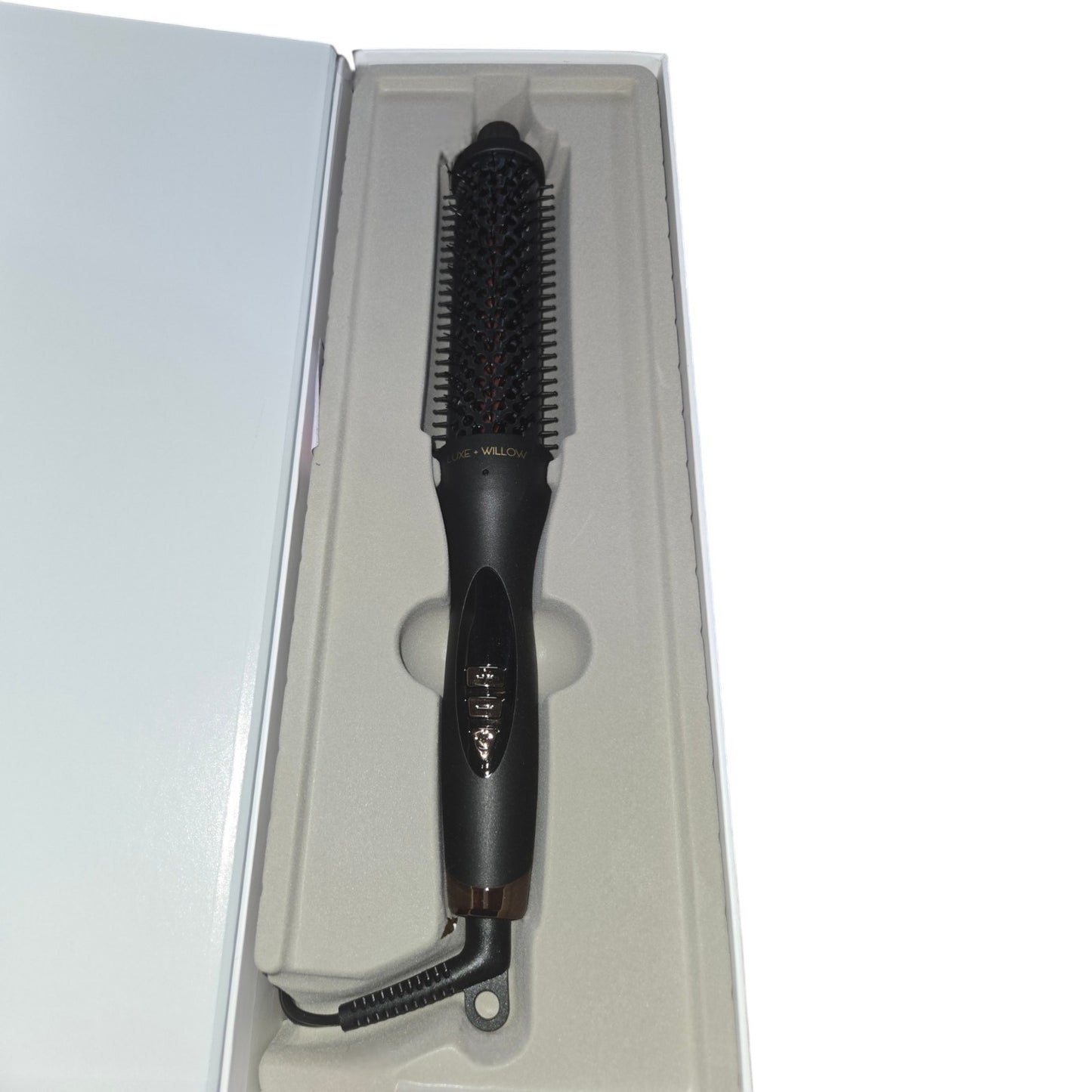 Luxe + Willow Infrared Thermal Brush Extra Long 1.5" Barrel Auto Shut-Off 410°F