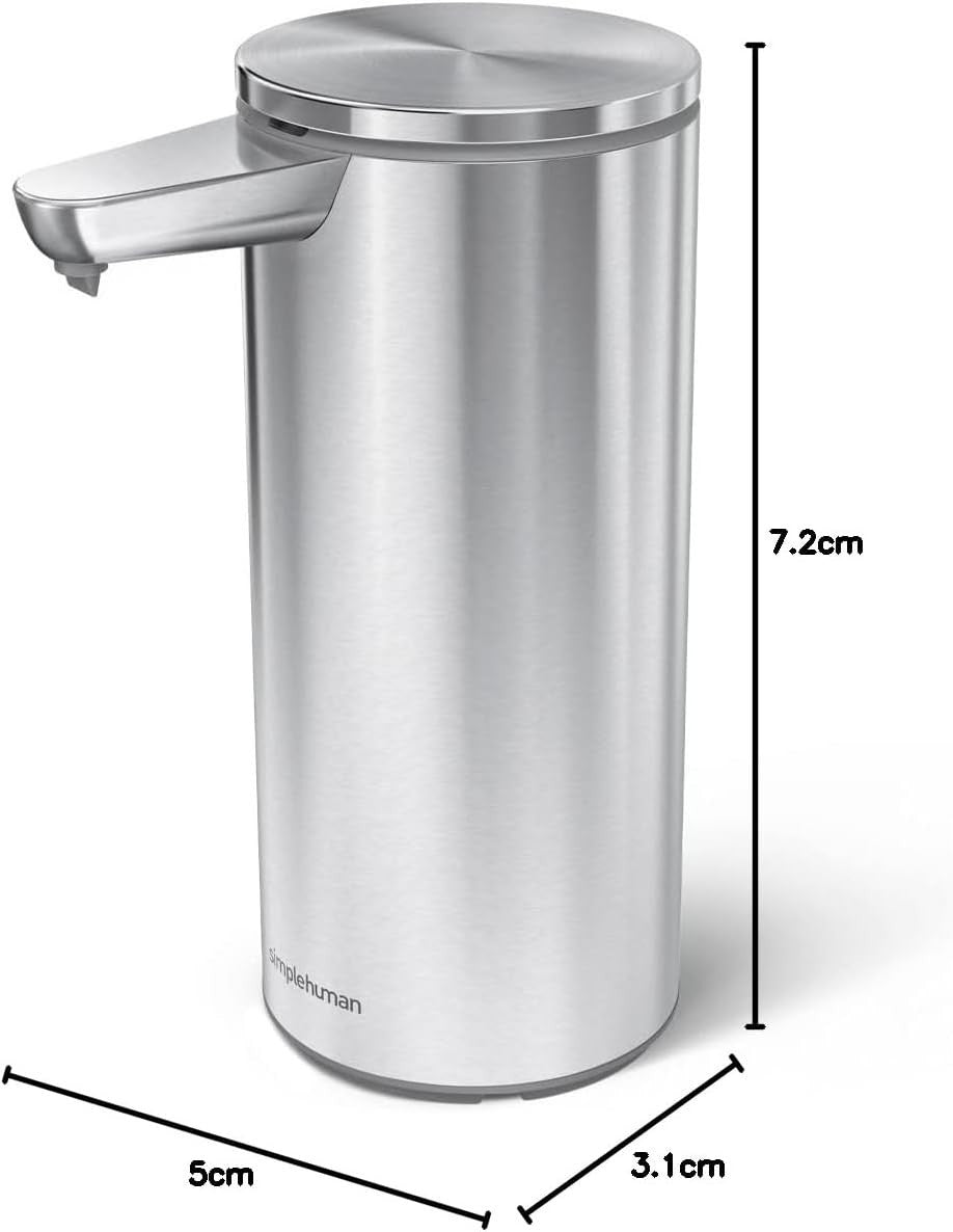 Simplehuman Large Rechargeable Automatic Soap Dispenser Touchless, 14oz
