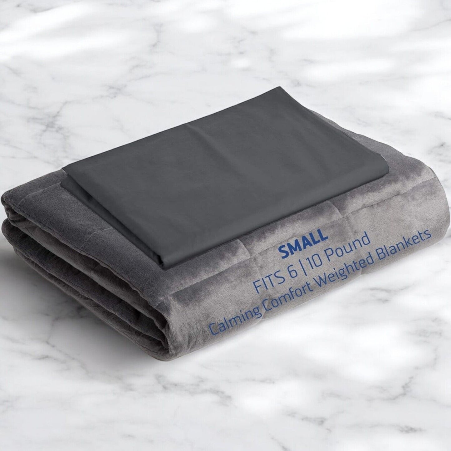 Calming Comfort 100% Cotton Weighted Blanket Duvet Cover, Bed Comforter Cover