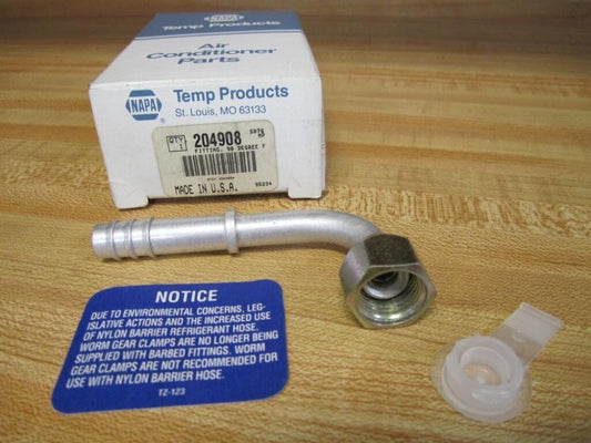 Napa Temp Products 204908 90° Female Fitting