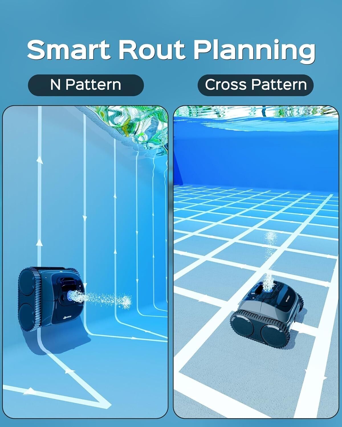 WYBOT C1 Cordless Robotic Pool Cleaner (OS7010C) w/ Charger (SEALED/ NEW) Grey