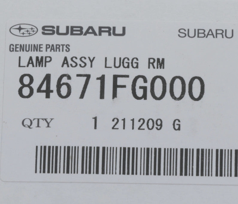 2016-2023 SUBARU CROSSTREK TRUNK LEFT CARGO INTERIOR COURTESY LIGHT LAMP OEM