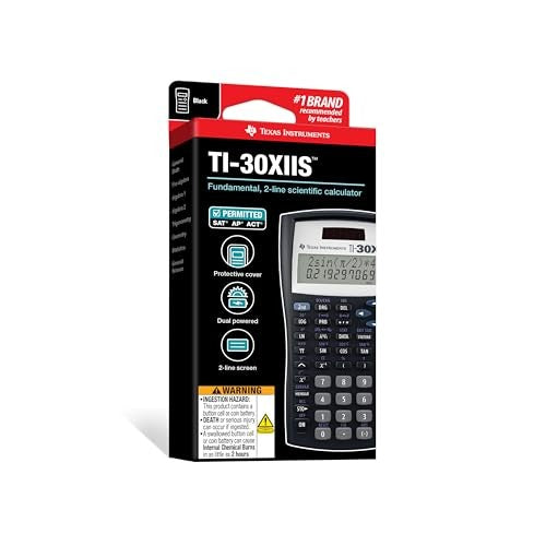 Texas Instruments TI-30X IIS 2-Line Scientific Calculator