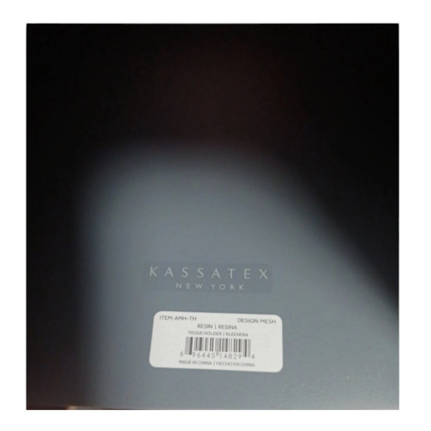 Kassatex Mesh Bath Accessory collection Tissue Holder
