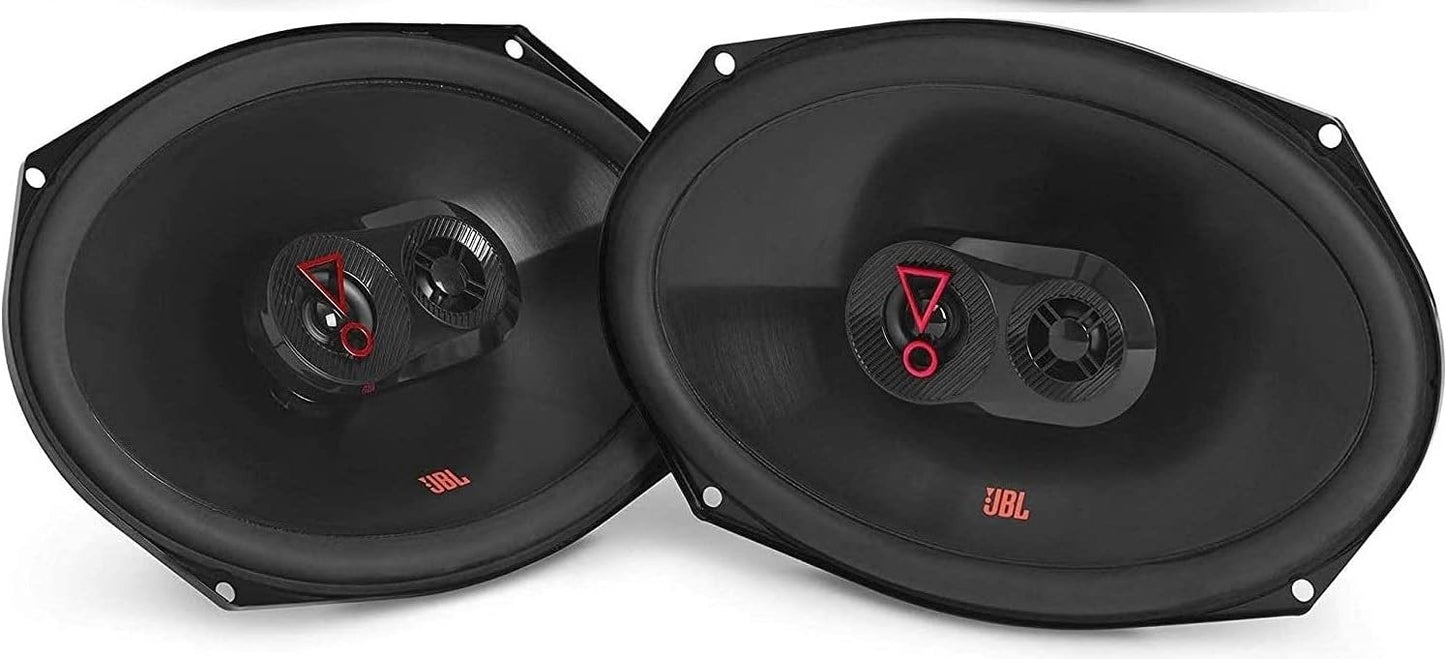 2) JBL Stage3 9637F Stage3 Series 6x9" 3-Way Coaxial Car Audio Speakers
