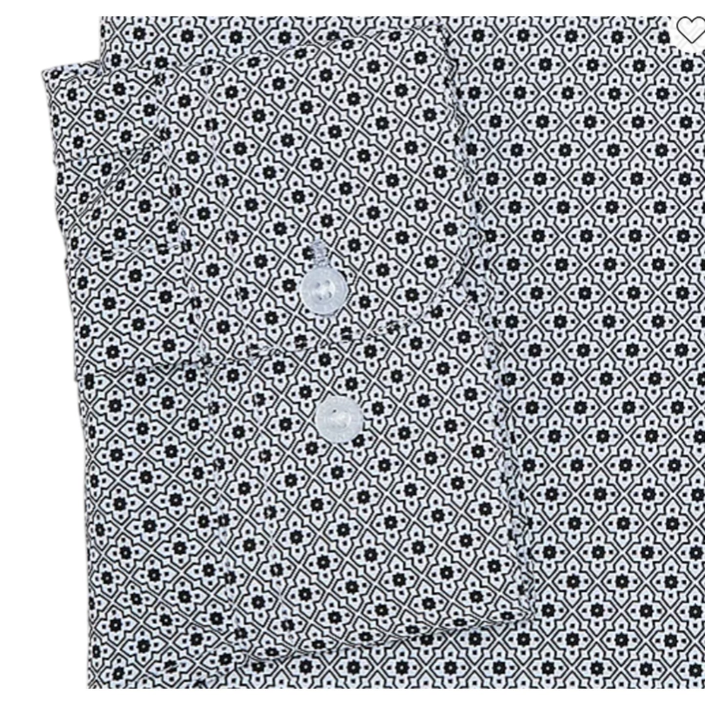 Shaquille O'Neal XLG Mens Big & Tall Stretch Fabric Long Sleeve Dress Shirt