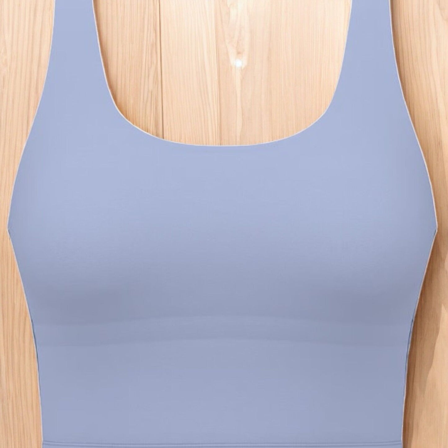 Victoria's Secret PINK Relay Longline Sports Bra - Dusty Iris - Blue - Small