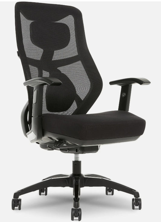 Beautyrest Duo-EX Ergonomic Mesh Swivel Task Chair Black/Gray (60051GRY)