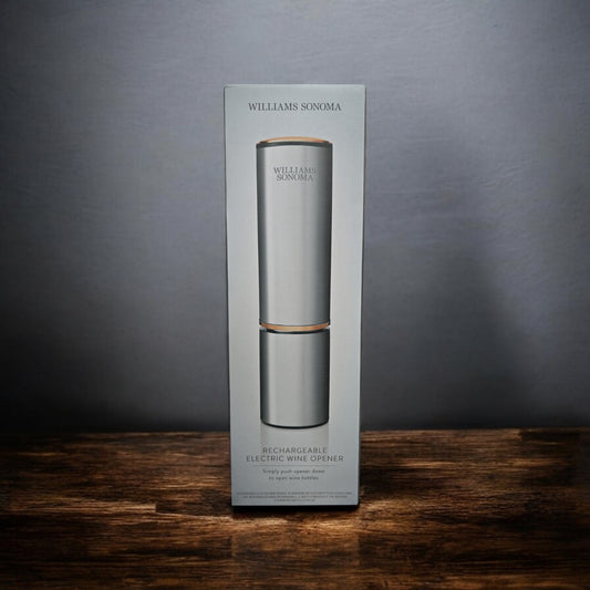 New Williams Sonoma Rechargeable Electric Wine Opener