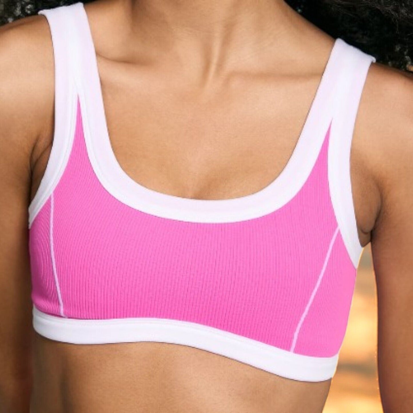 Victoria's Secret PINK The Wave Soft Seamless Contour Sports Bra