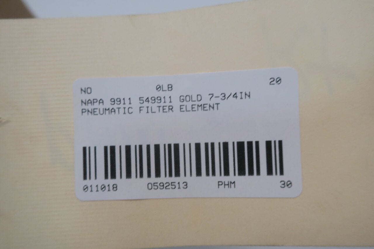 Napa 9911 549911 Gold SKIDLOADER AIR Filter Element D592513