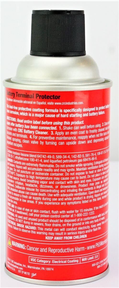 CRC INDUSTRIES Battery Terminal Protector-7.5 OZ. AEROSOL