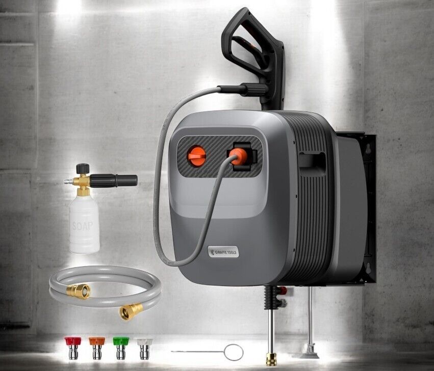 Giraffe Tools P115-G20 Grandfalls Pressure Washer G20 Pro, Dark Silver