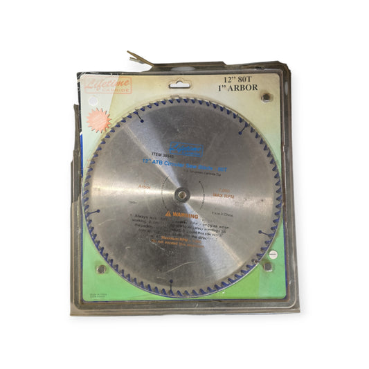 Lifetime Carbide 12" ATB Circular Saw Blade-80T