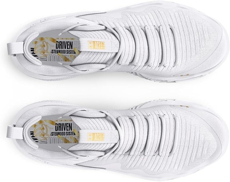 Under Armour Flow Ace Volleyball Shoes Women’s Hi & Low White/Gold & White/Navy