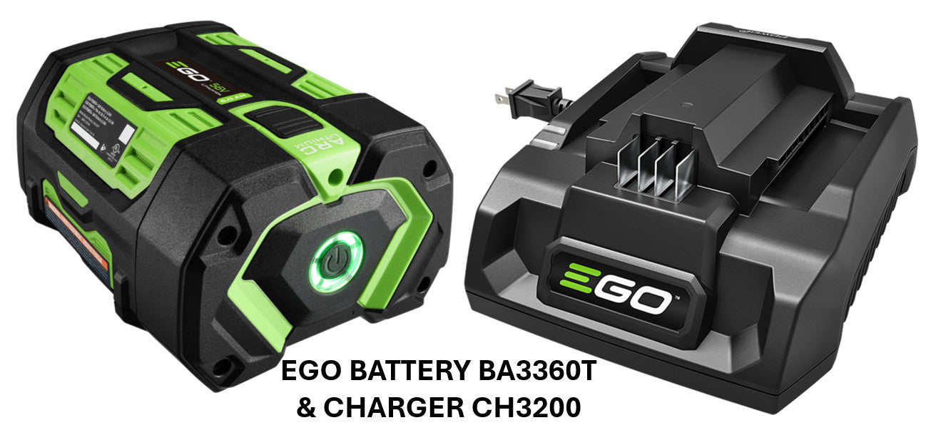 EGO 56V 6.0 AH BATTERY (BA3360t) & CHARGER (CH3200) SET!