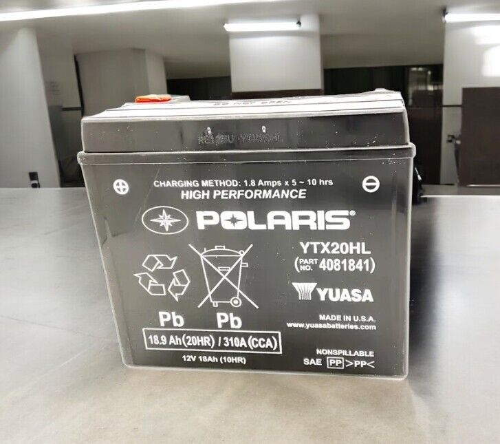 Polaris BATTERY-YTX20HL,18AH,310C Part # 4081841