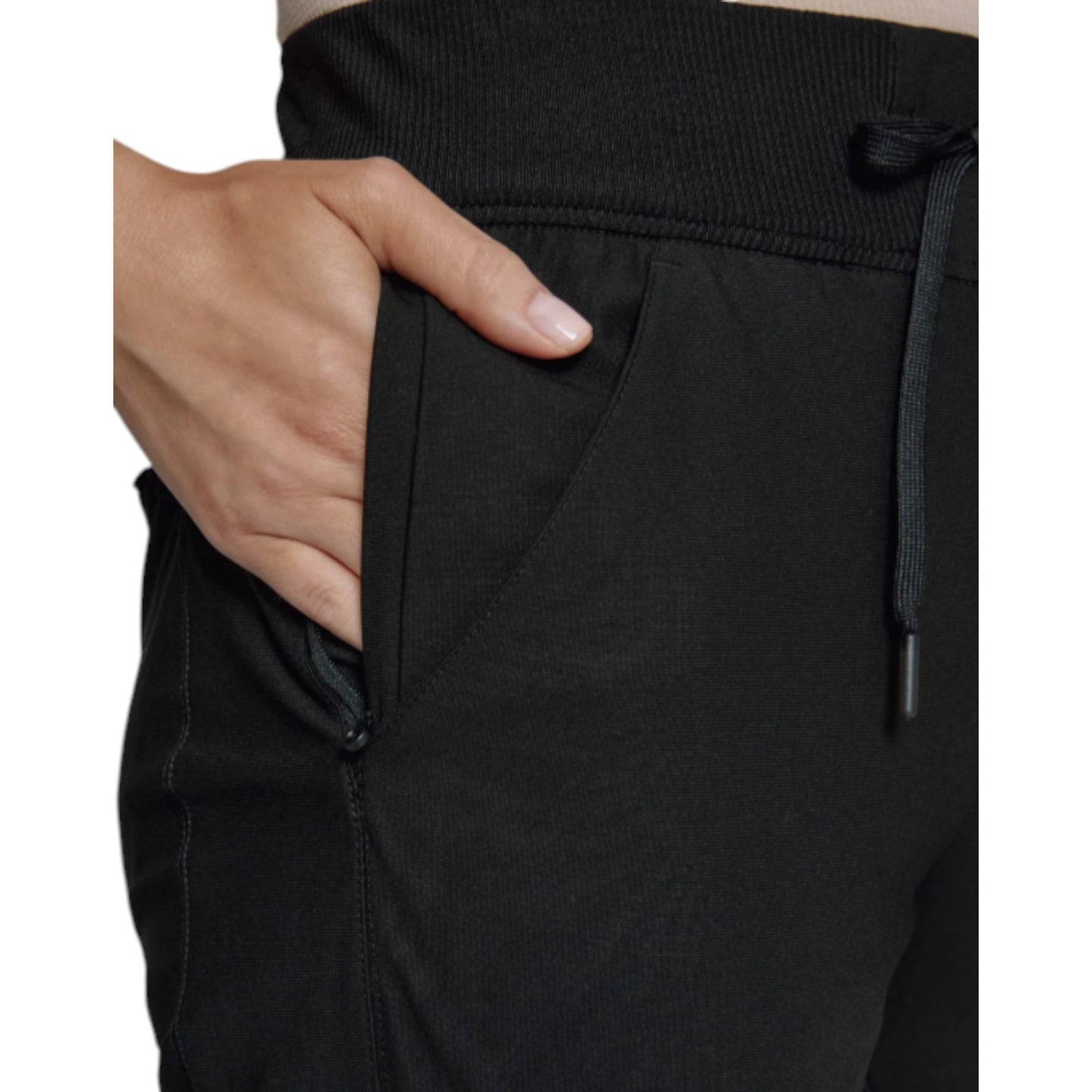 7 Diamonds Infinity Jogger Stretch Wicking Shape Retention Linear-Flex, Black, M