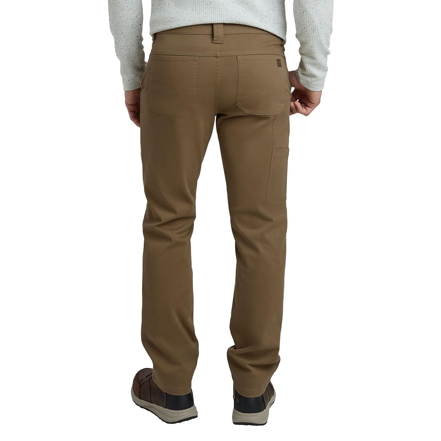 Men's Weatherproof 5 Pocket Utility Work Pants, Relaxed Fit Cotton Travel Pants
