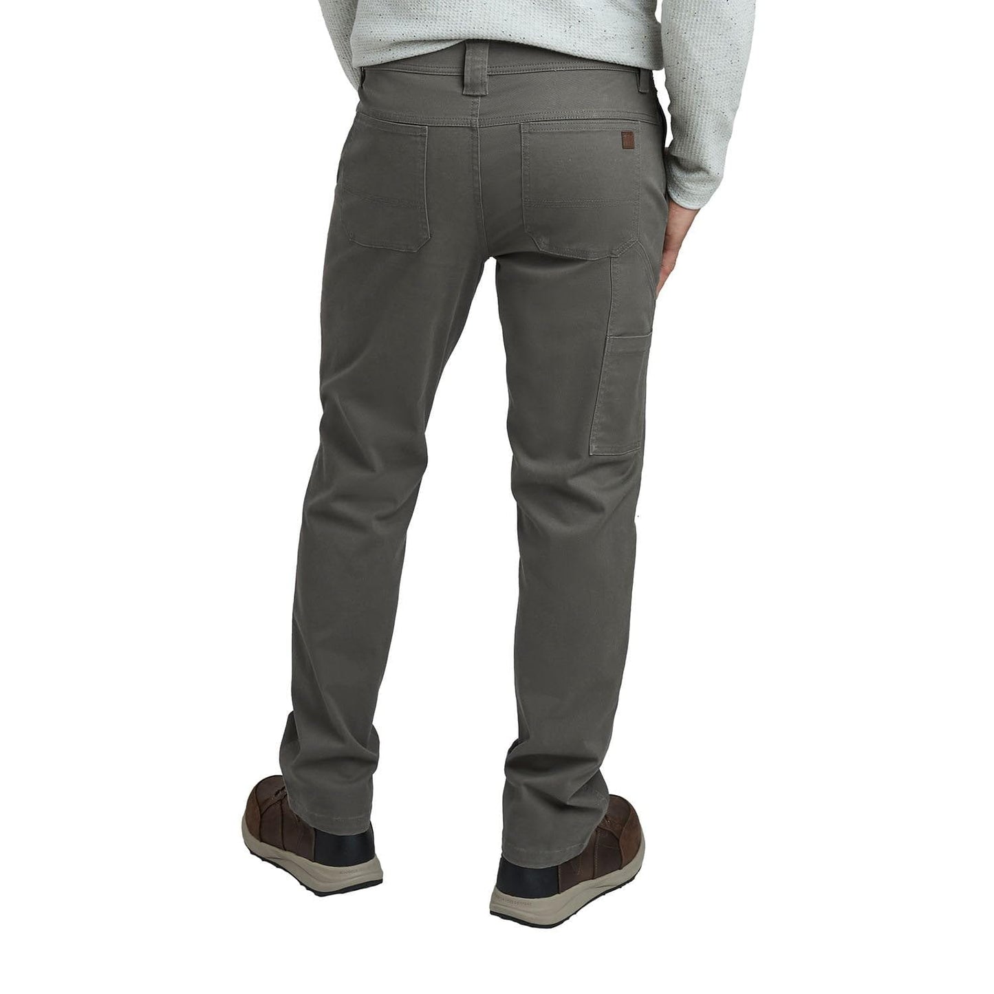 Men's Weatherproof 5 Pocket Utility Work Pants, Relaxed Fit Cotton Travel Pants