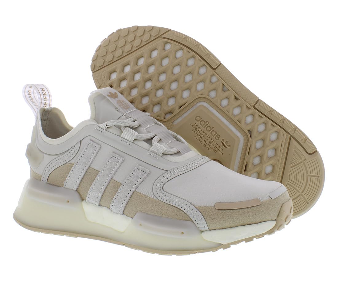adidas Kids Boys NMD_R1 V3 Lace Up Sneakers Shoes Casual - White
