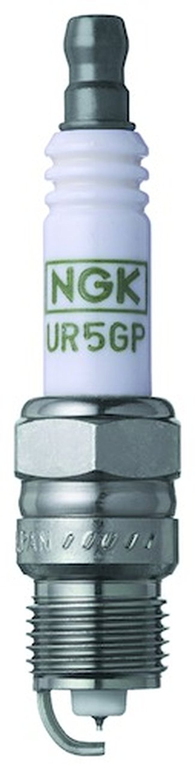 Set (8pcs) NGK G-Power Platinum Spark Plugs Stock 3547 Nickel Core Tip Trapezoid 0.040in UR5GP