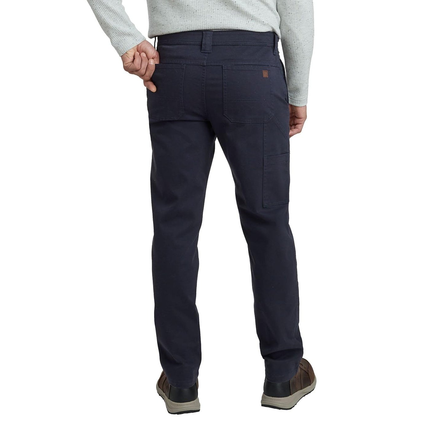 Men's Weatherproof 5 Pocket Utility Work Pants, Relaxed Fit Cotton Travel Pants