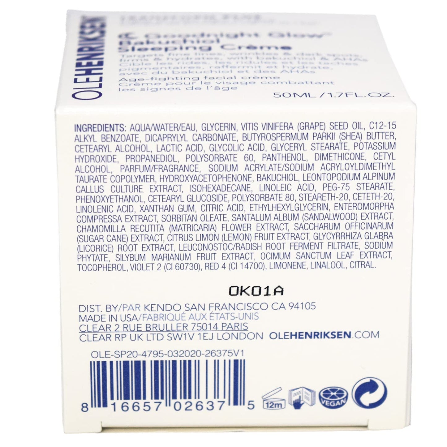 Olehenriksen Goodnight Glow Retin-ALT Sleeping Creme - Retinol-Alternative, Hydrating Face Night Cream, Anti-Aging, Reduce Fine Lines, Dark Spots