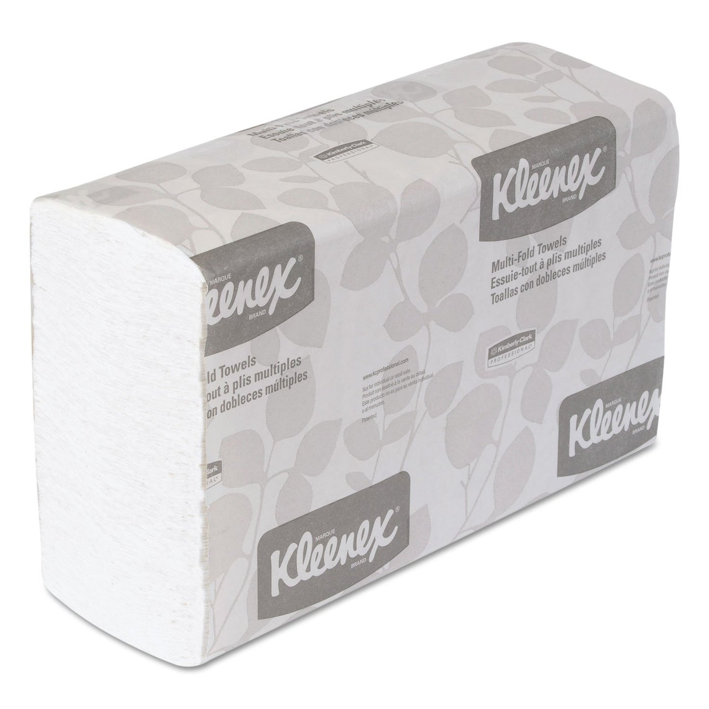 Kleenex 01890 Multifold Towels, 9-1/5-Inch x9-2/5-Inch , 150 Towels/PK, 16/CT, White