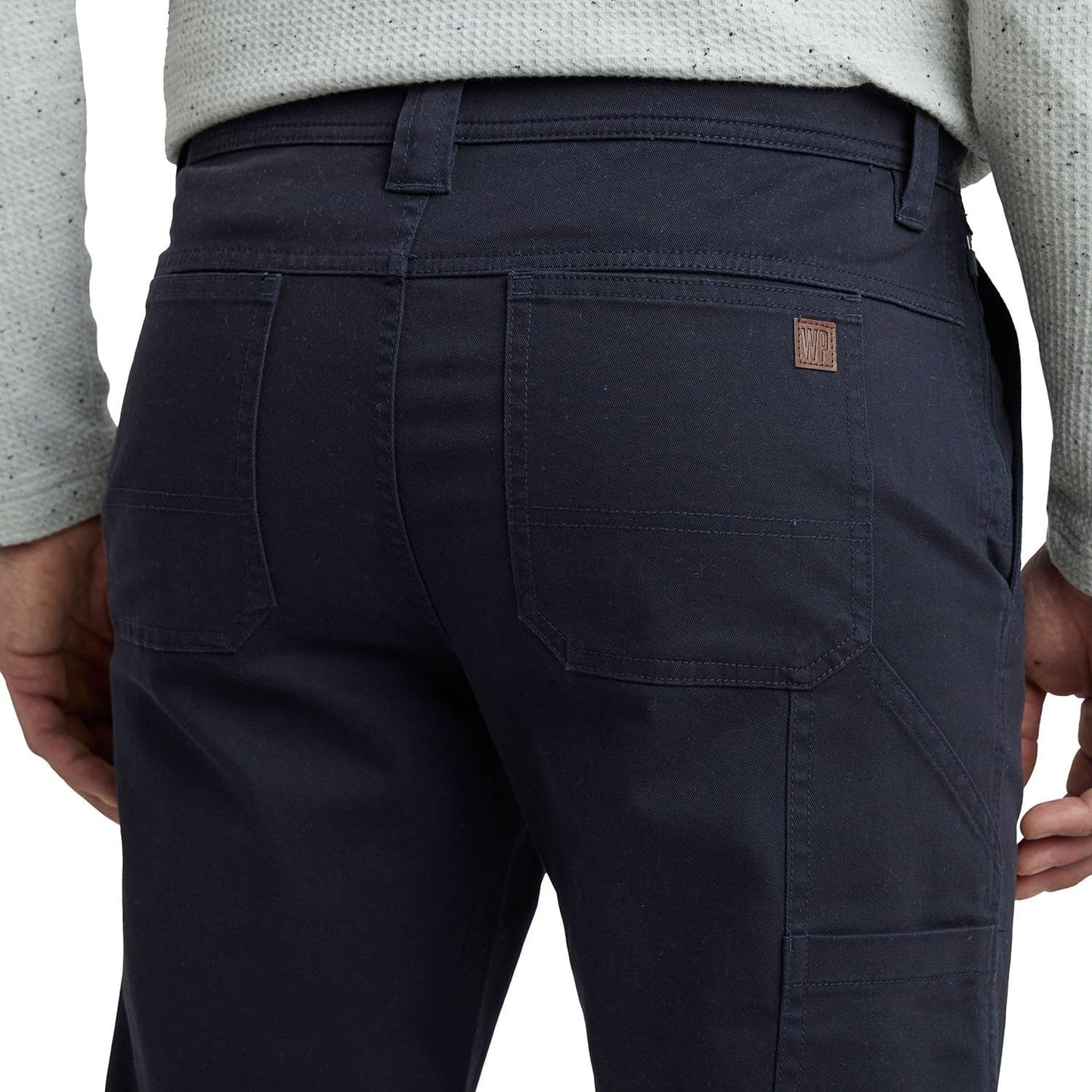 Men's Weatherproof 5 Pocket Utility Work Pants, Relaxed Fit Cotton Travel Pants