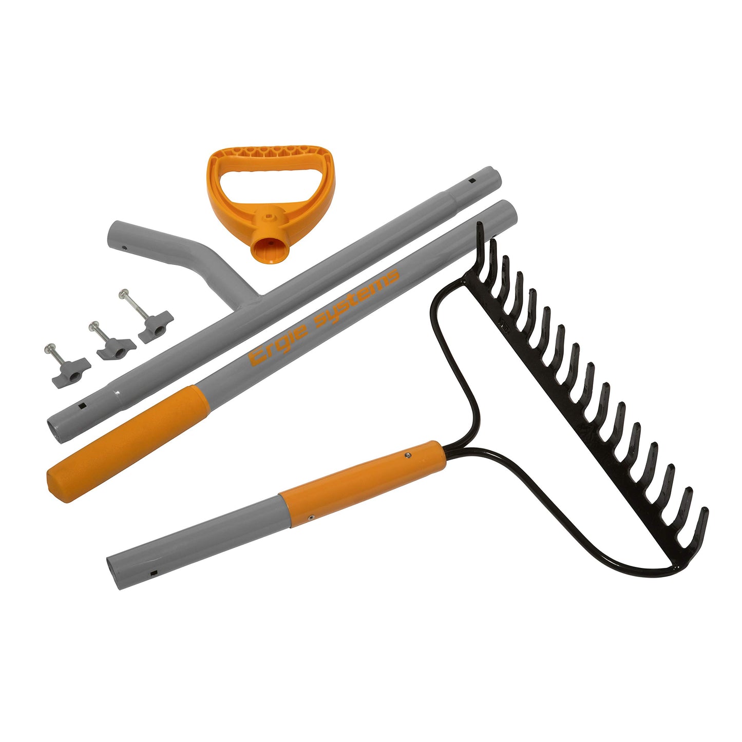 ErgieShovel ERG-BWRK16 Strain Reducing Steel Impact Resistant Bow Rake