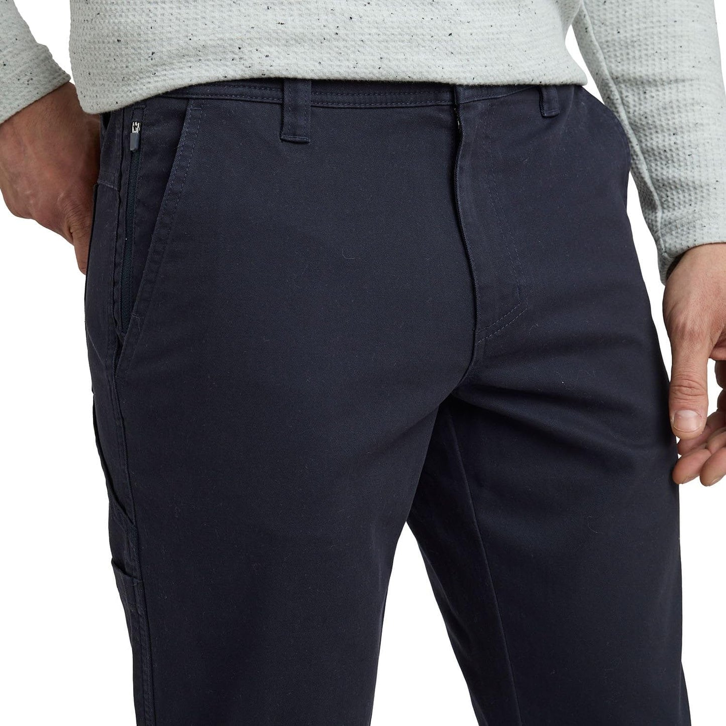 Men's Weatherproof 5 Pocket Utility Work Pants, Relaxed Fit Cotton Travel Pants