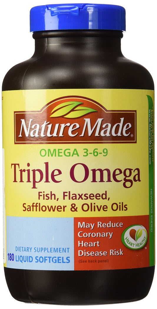 Triple Omega UnflavoredSoftgelAdultunisexOmega-3Heart HealthYesgluten_freeUnable to verifyUnable to verifyUnable to verify