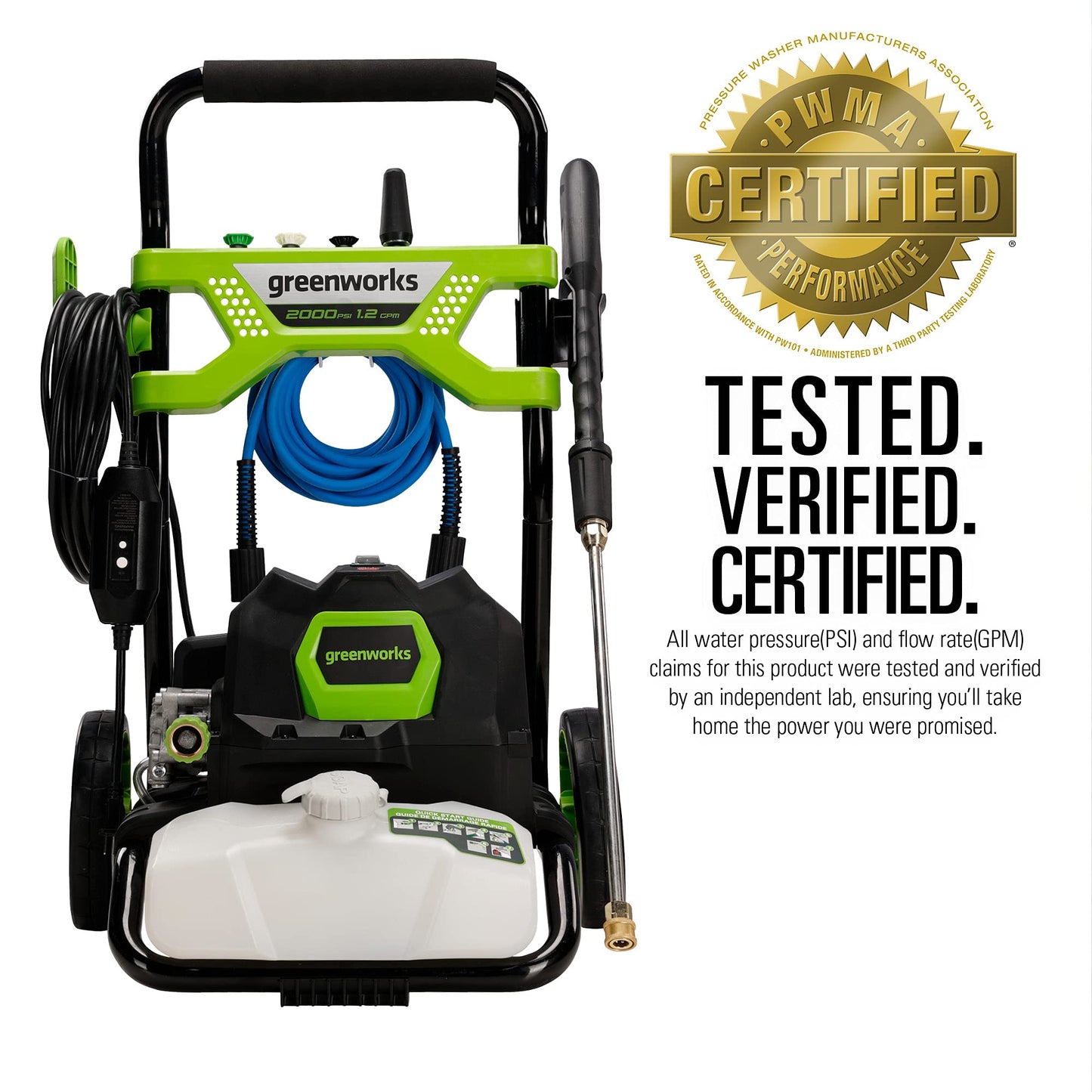 Greenworks 2100 PSI Pressure Washer