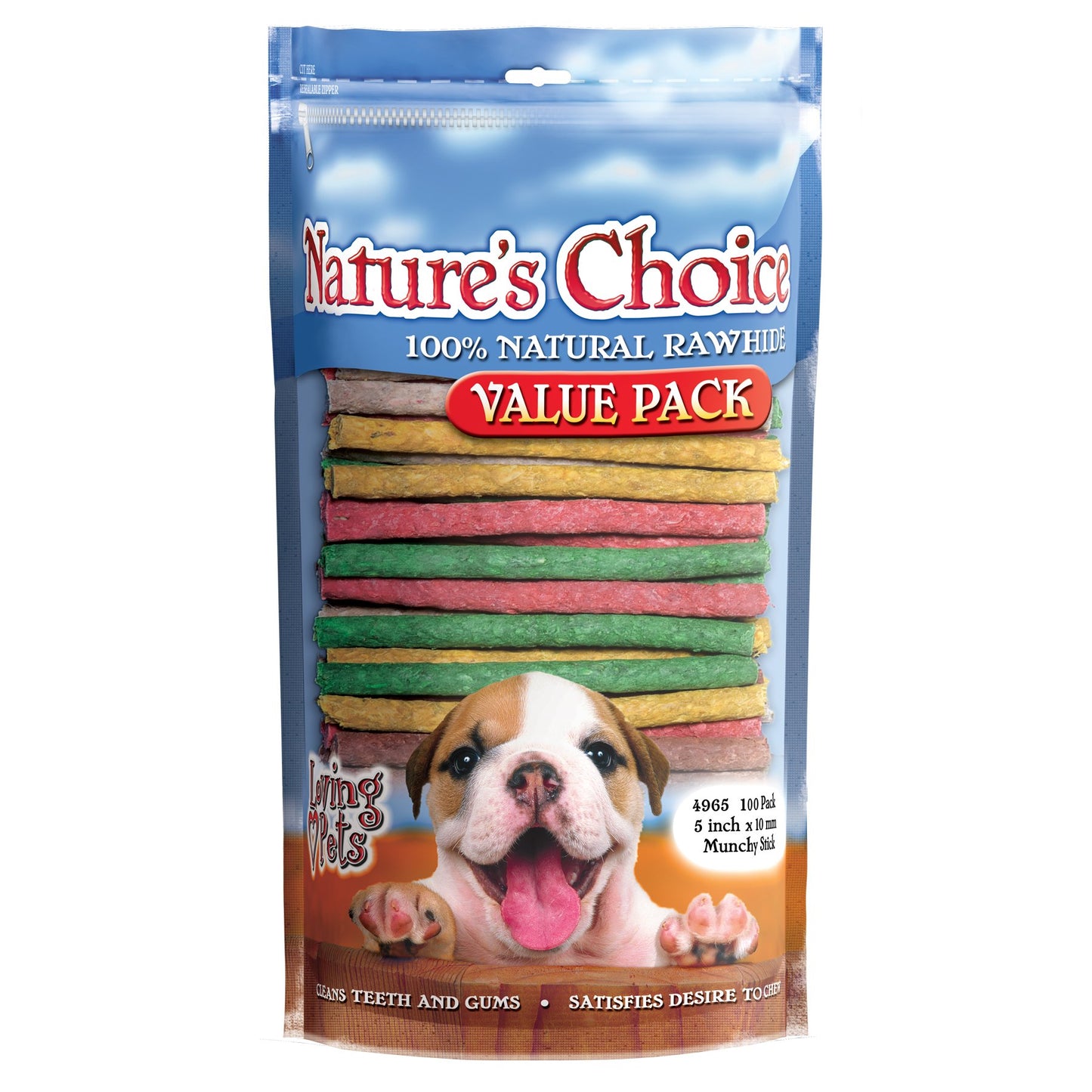 Loving Pets Nature's Choice 100-Percent Natural Rawhide