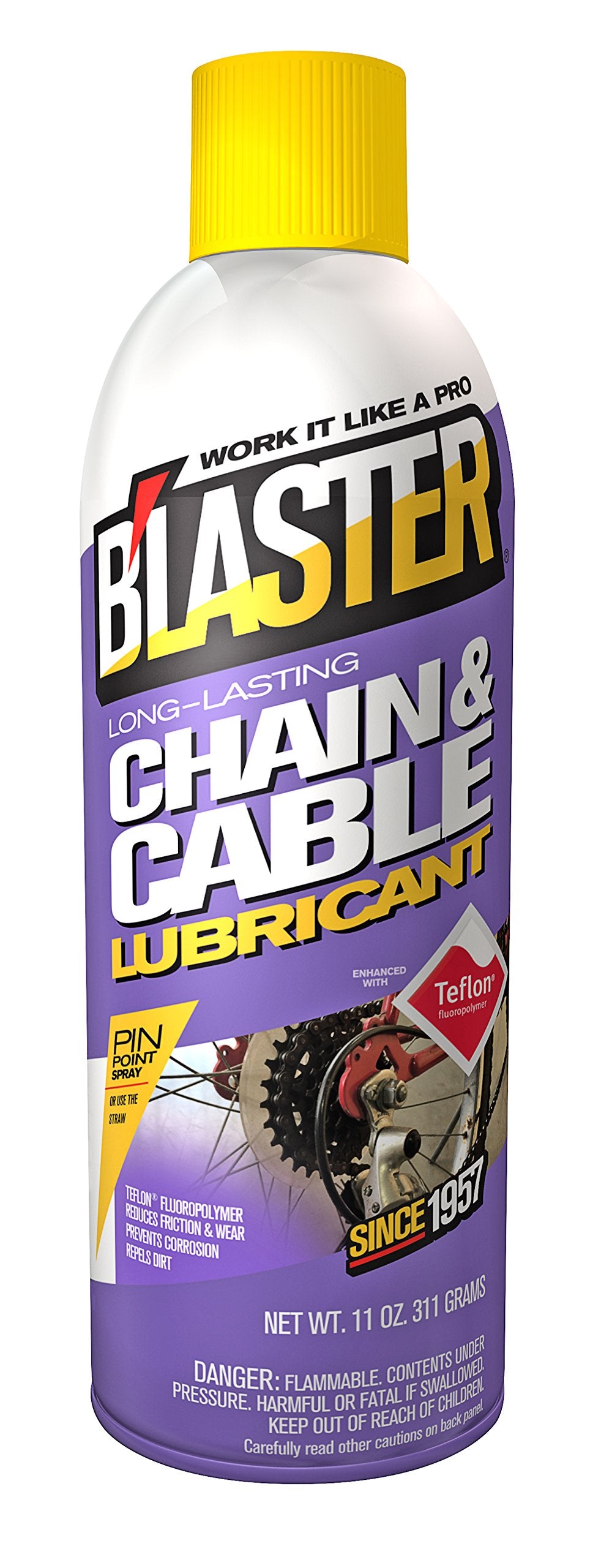 B'laster 16-CCL Long-Lasting Chain and Cable Lubricant