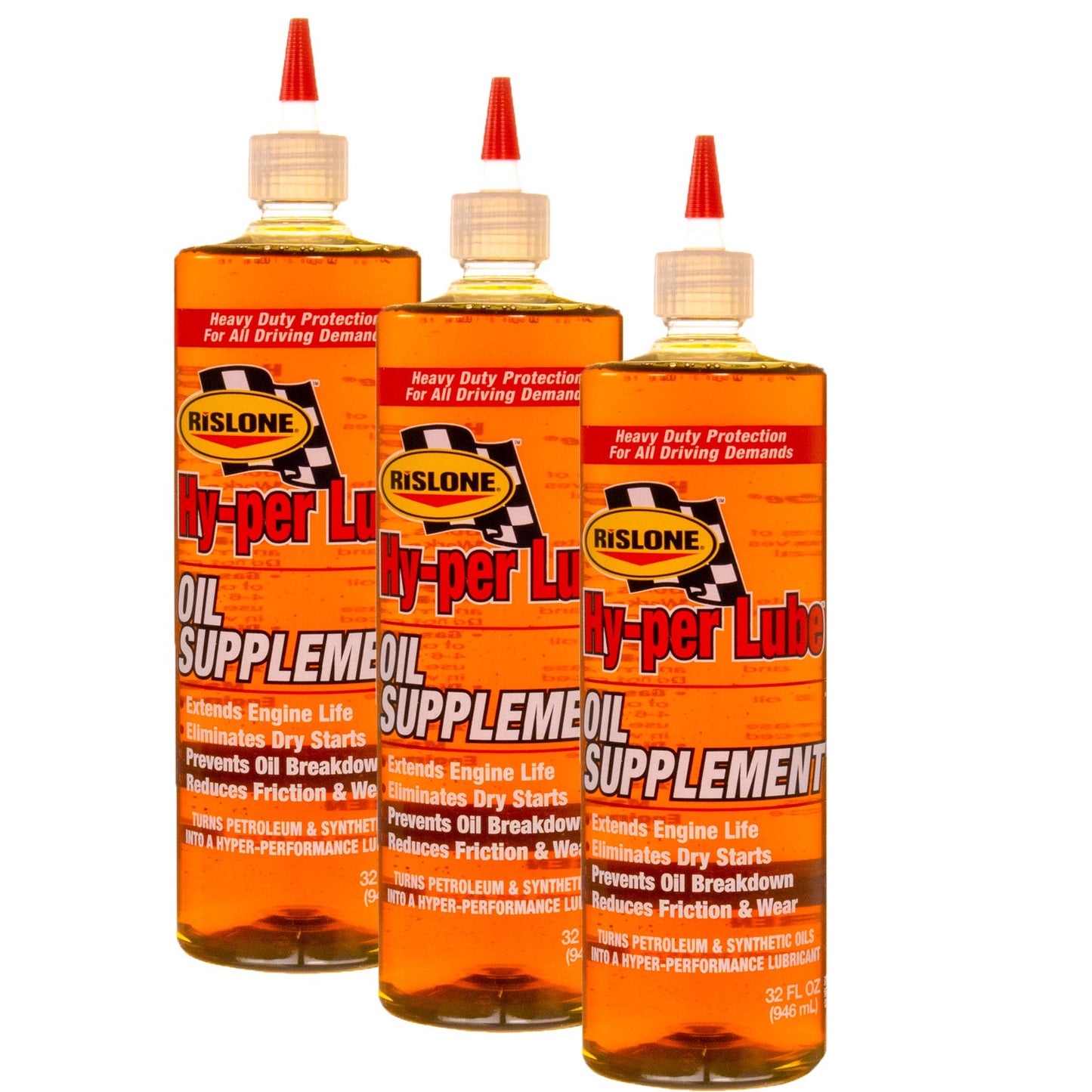 Rislone Hy-Per Lube HPL201 High Performance Oil Supplement - 32 oz.