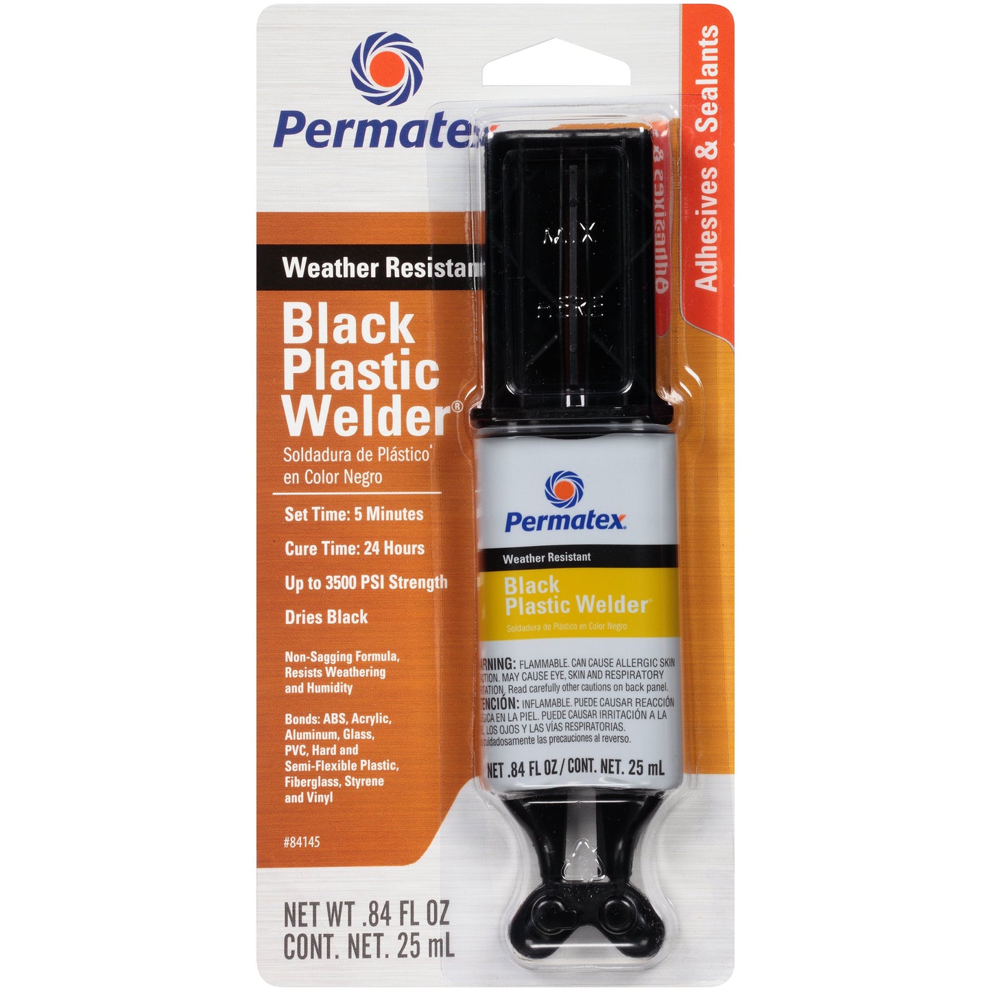 Permatex Permapoxy Black Plastic Weld