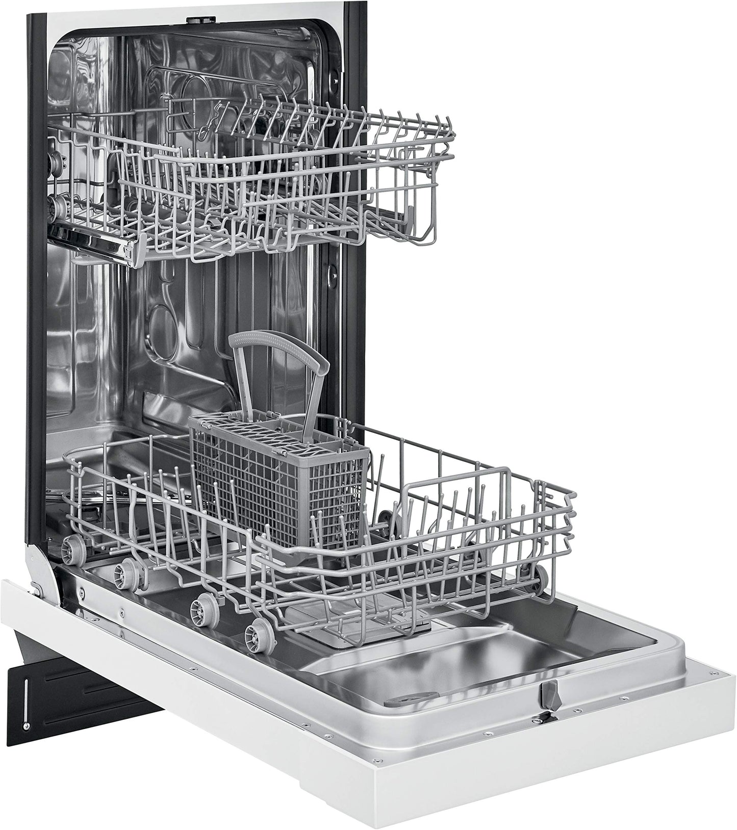 Frigidaire 18 in. ADA Compact Front Control Dishwasher with Dual Spray Arms, 52