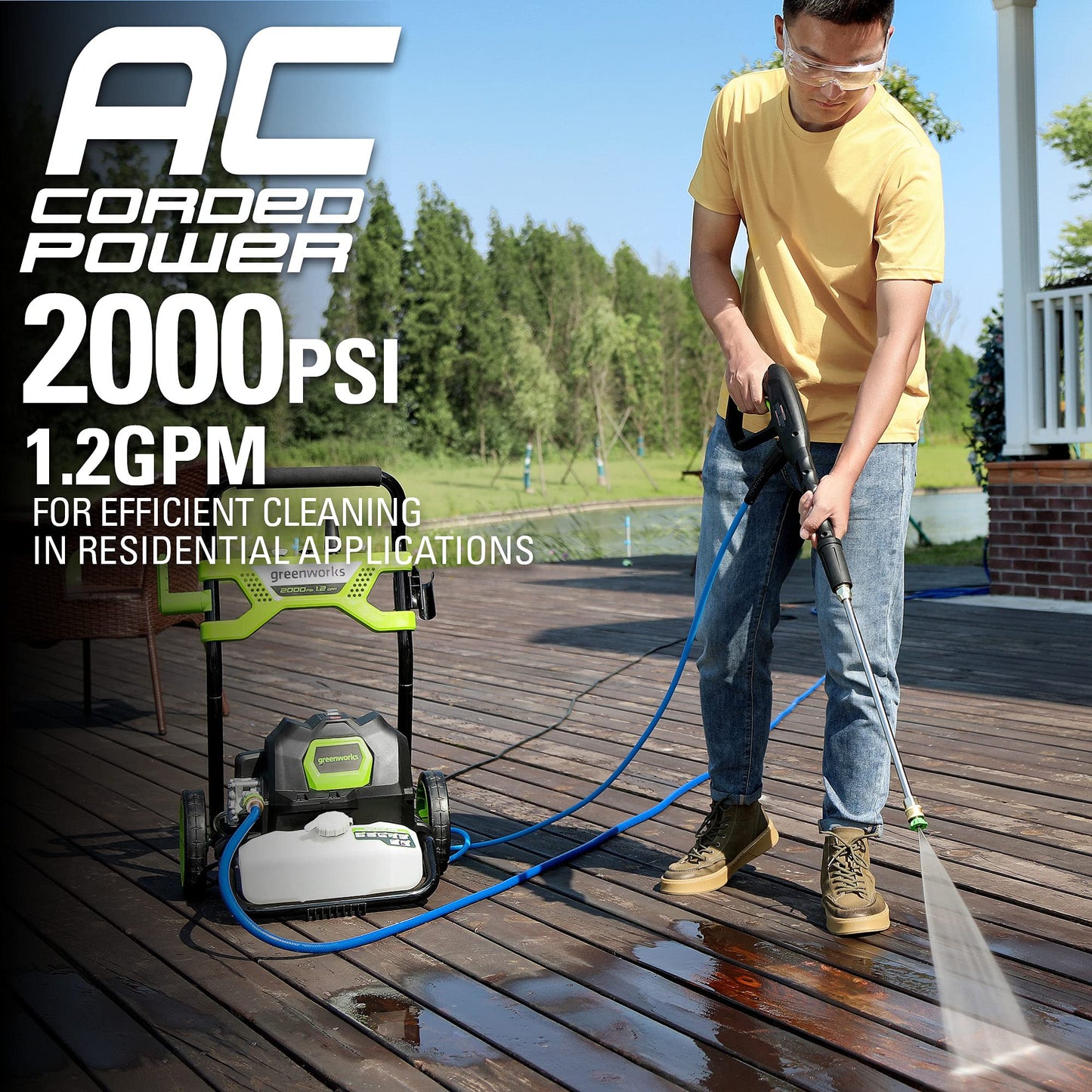 Greenworks 2100 PSI Pressure Washer