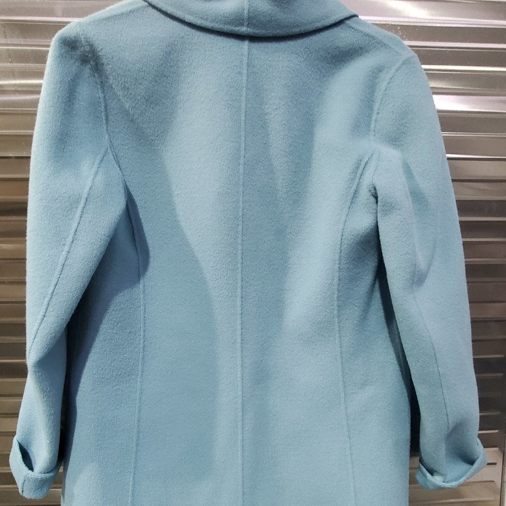 SHAWL COLLAR DOUBLE FACE BLAZER,CORSICA SEA