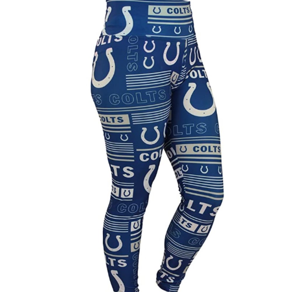 NFL Women's Team Column Legging, Indianapolis Colts, L