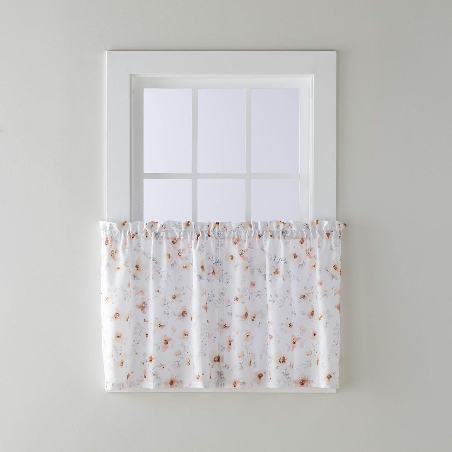 SKL Home Blushing Blooms Curtain Tier Pair