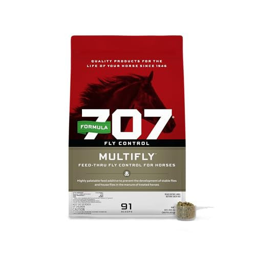 Formula 707 MultiFly Feed-Thru Fly Horse Pellets Fly Population Reduction