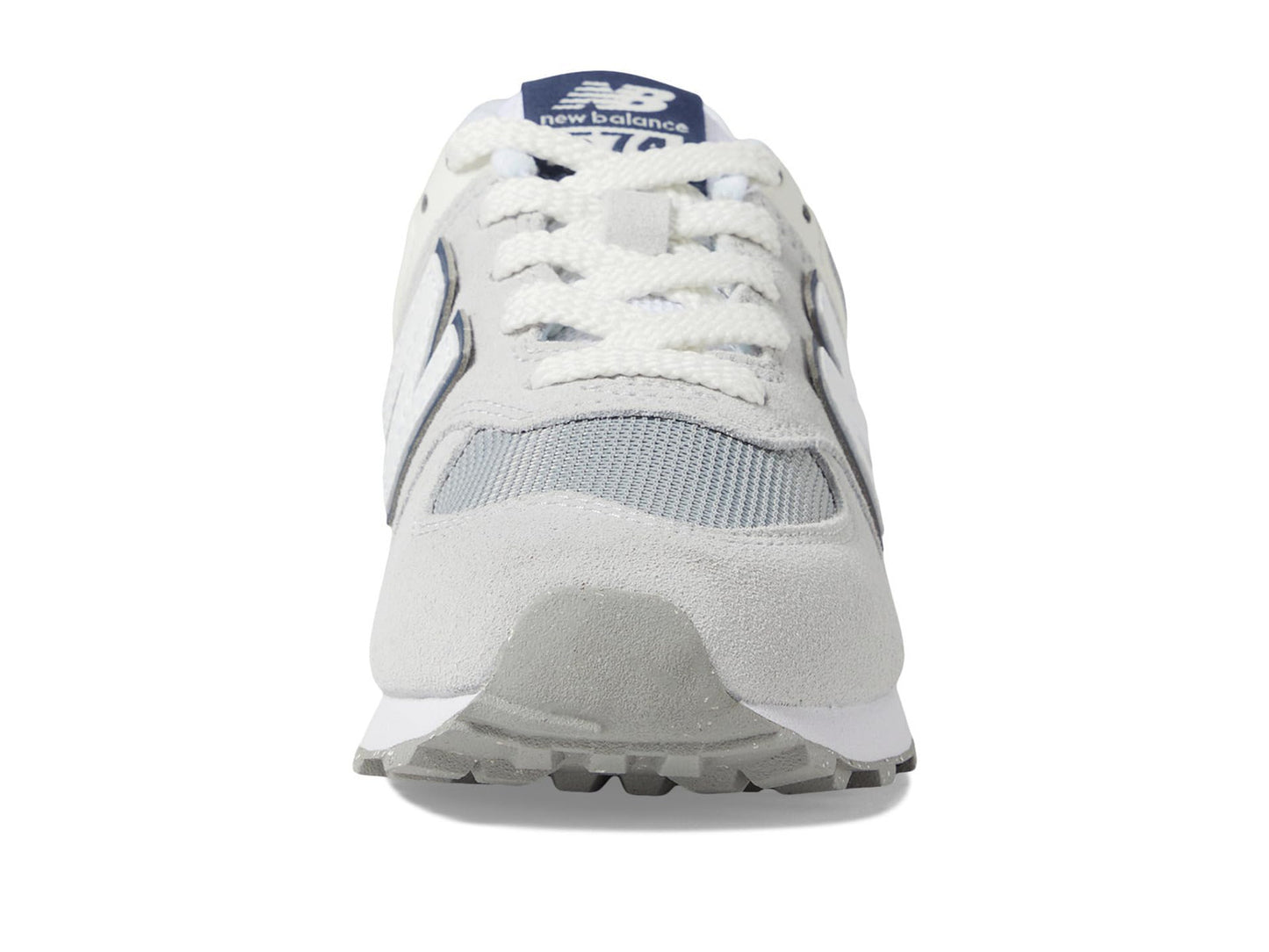 New Balance Kids 574 V1 70s Racing Lace-up Sneaker, Grey, 1 US Unisex Little